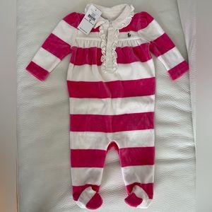 NEW WITH TAGS Ralph Lauren baby girl one piece.